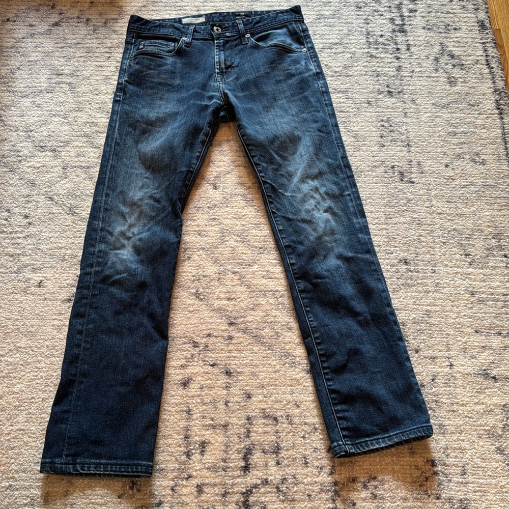 AG Adriano Goldschmied Indigo Straight Leg Jeans